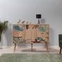 Hanah Home Mega - 730 Consola en Roble Sonoma